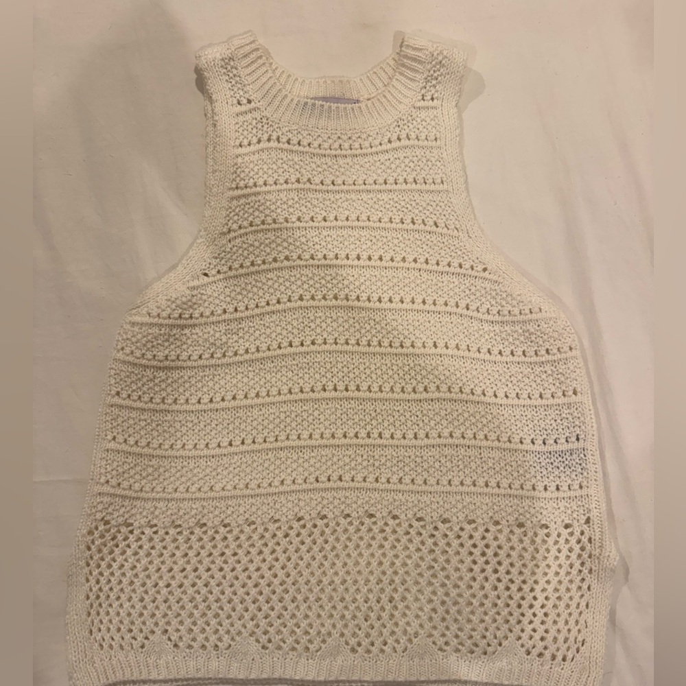 SO Ivory Textured Pullover